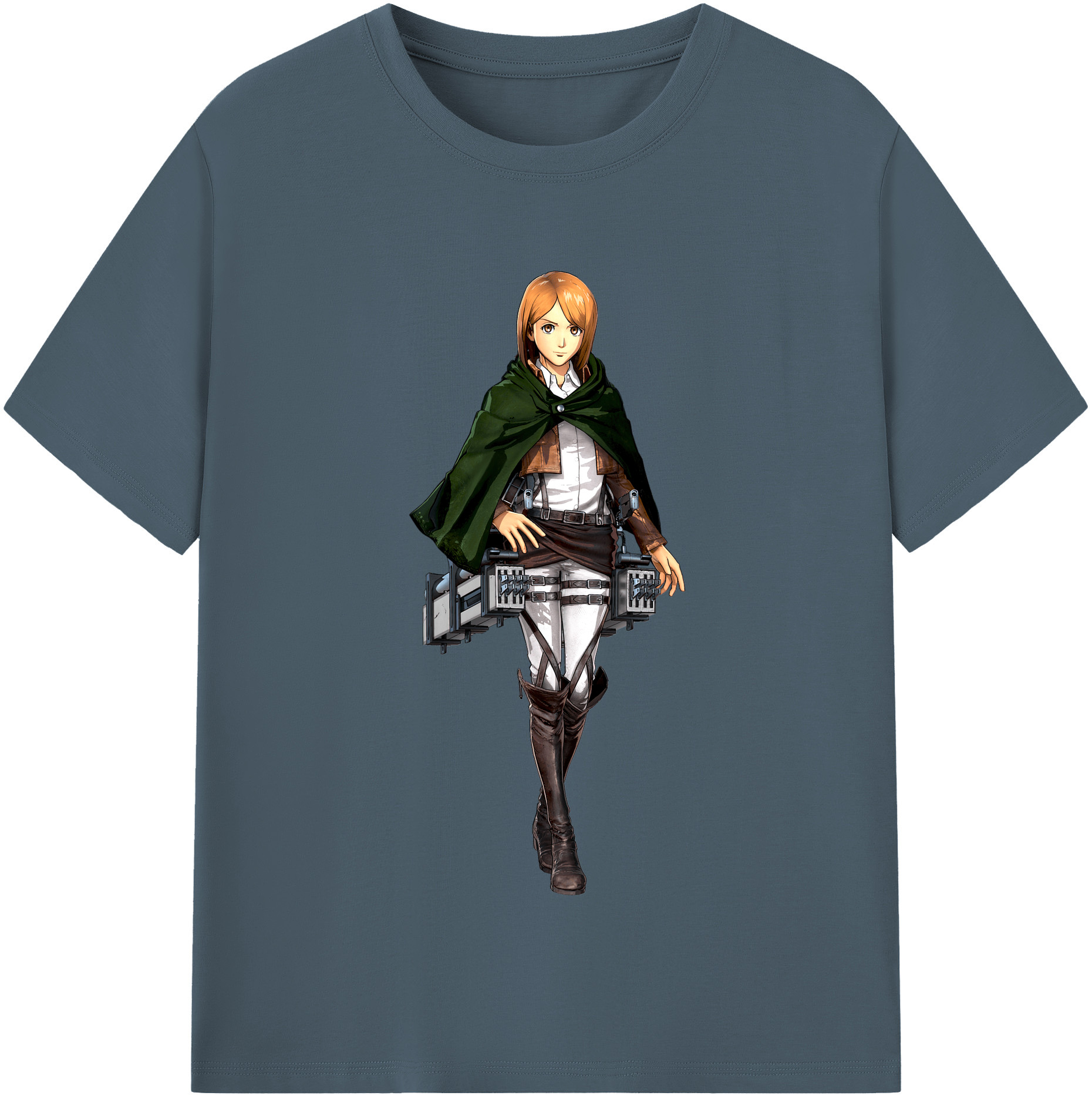 （画像用） 進撃の巨人 ペトラ·ラル Attack on Titan Petra Rall 綿100％半袖Tシャツ（フロントプリント）